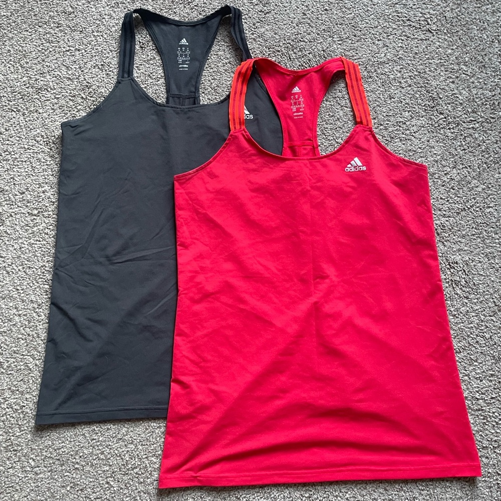 Adidas workout tanks lot